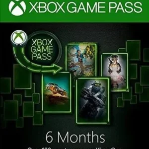 Xbox Game Pass 6 Month For Console India (Membership) Gift Card