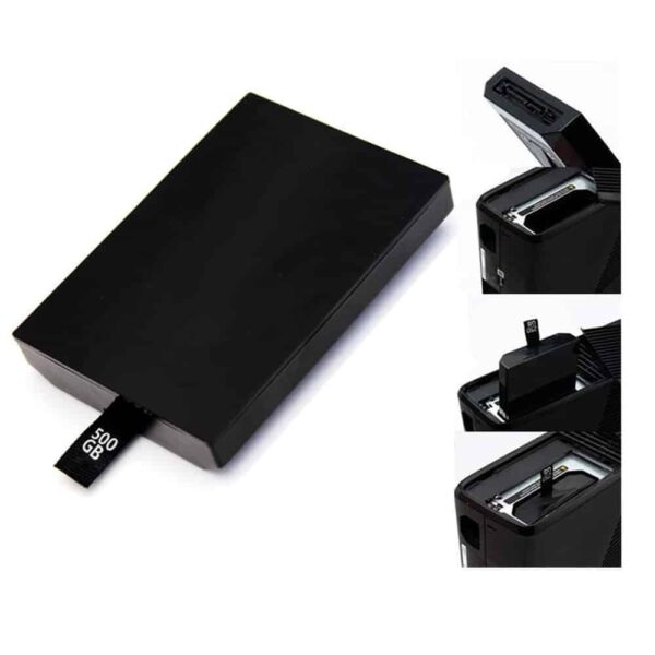 Generic HDD Hard Disk Drive Enclosure Case for Slim and E Model Compatible With Xbox 360 (Black)