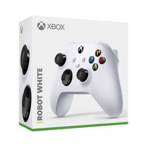 Microsoft Xbox Original Controller | Robot White Edition | Compatible with Xbox Series X, Xbox Series S, Xbox One, Xbox One S and PC (Wireless) | Indian | Company Seal Pack | All Standard Accessories | 3 Months Manufacturer Warranty | Fast Delivery