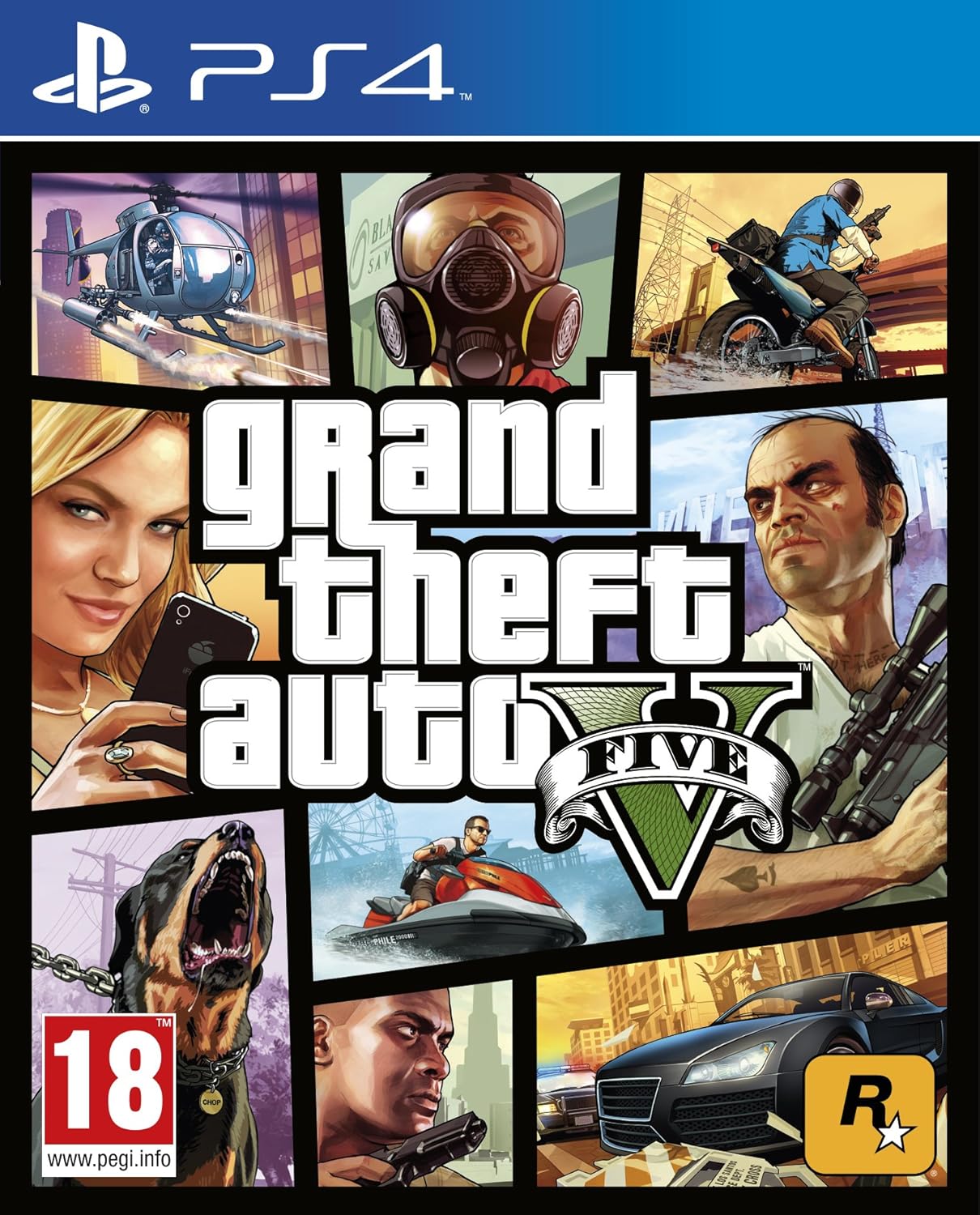 916T5H6sCtL._SL1500_ Grand Theft Auto V - PS4 (Pre-owned) - Image 1