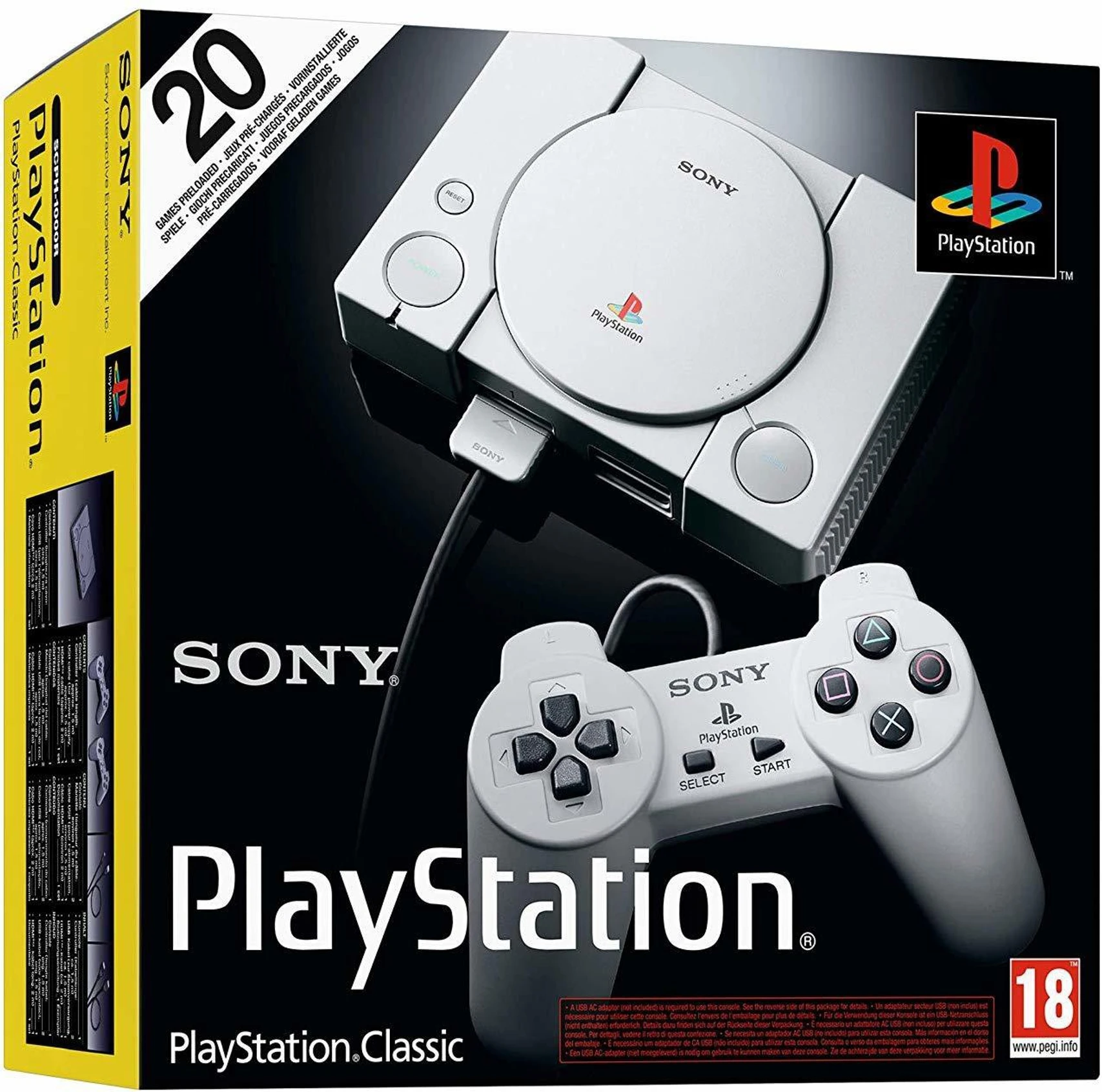 na-playstation-classic-console-with-20-pre-loaded-games-sony-no-original-imafma5ejy9mzvdg Sony PlayStation Classic - PlayStation - Image 1