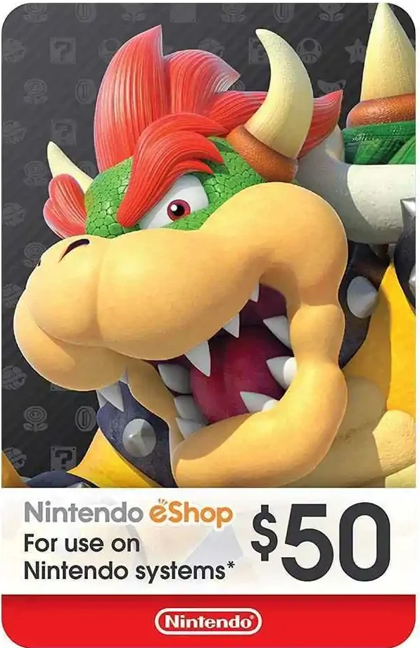 50-USD Nintendo eShop $50 Gift Card – Instant Digital Delivery - Image 1