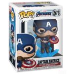 Funko Pop! Marvel Avengers Endgame #573 Captain America with Mjolnir & Broken Shield Vinyl Figure