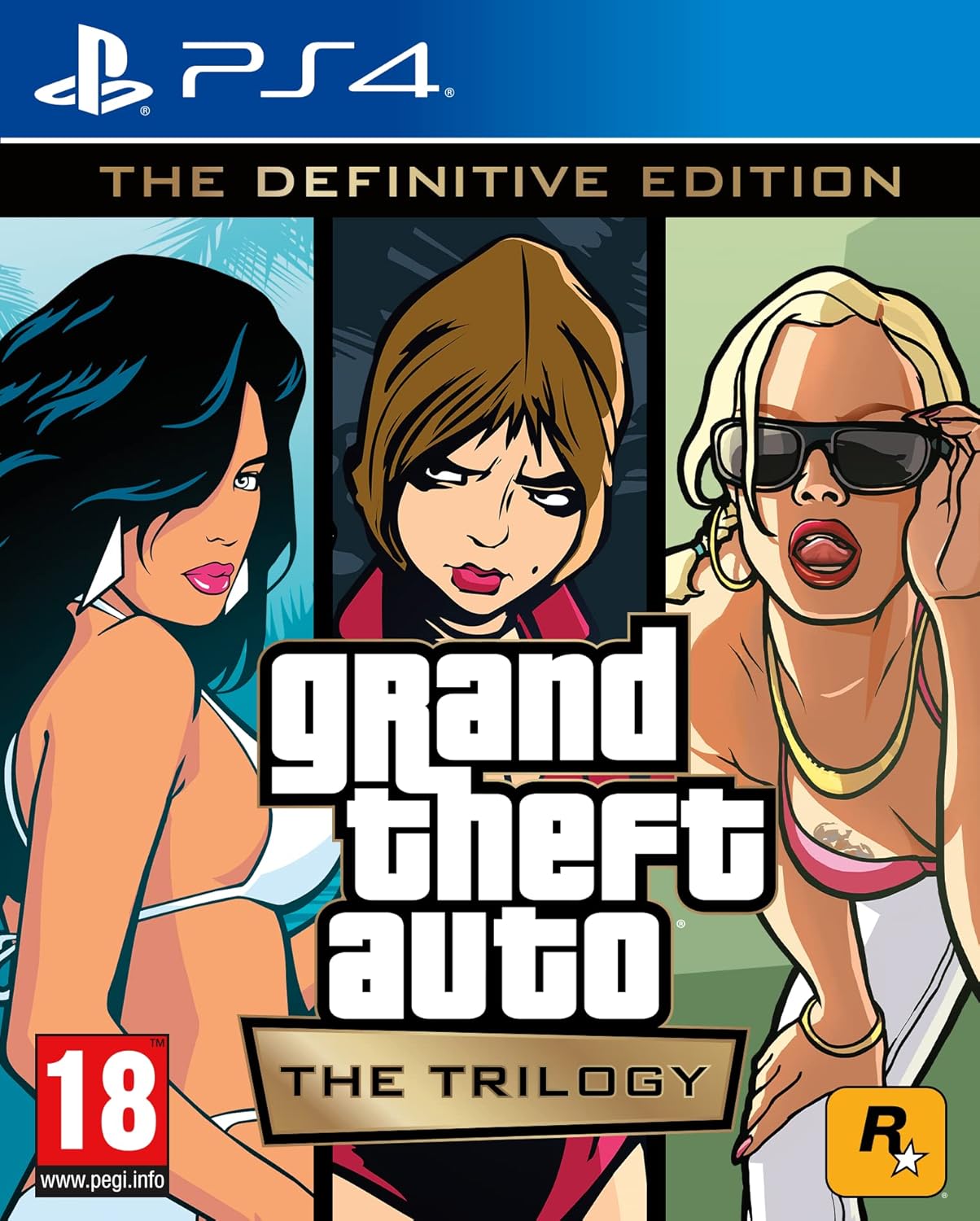 81eUUHnGyyL._SL1500_ Grand Theft Auto: The Trilogy (GTA) - The Definitive Edition (PS4) - Image 1