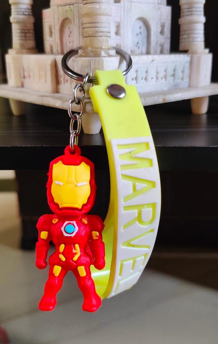 WhatsApp Image 2026-03-14 at 4.16.25 PM Iron Man 3D Silicone Keychain - Image 1