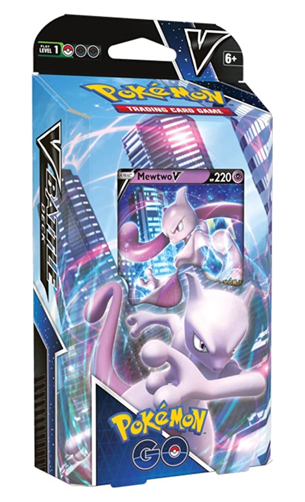 61aZmaaJF0L._SL1001_ Pokemon Cards: Pokemon GO Mewtwo V Battle Deck - Image 1