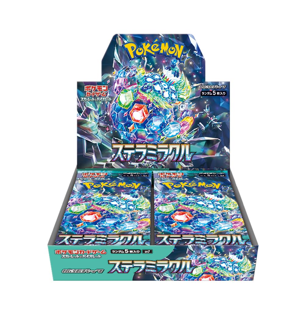 71E147EHG8L._SL1033_ Pokemon Card Game Scarlet & Violet Expansion Pack Stellar Miracle Booster Box (Japanese) - Image 1