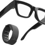Meta Ray Ban Display & Neural Band AI Glasses With In Lens Display Shiny Frame Standard Band Size 1 Black