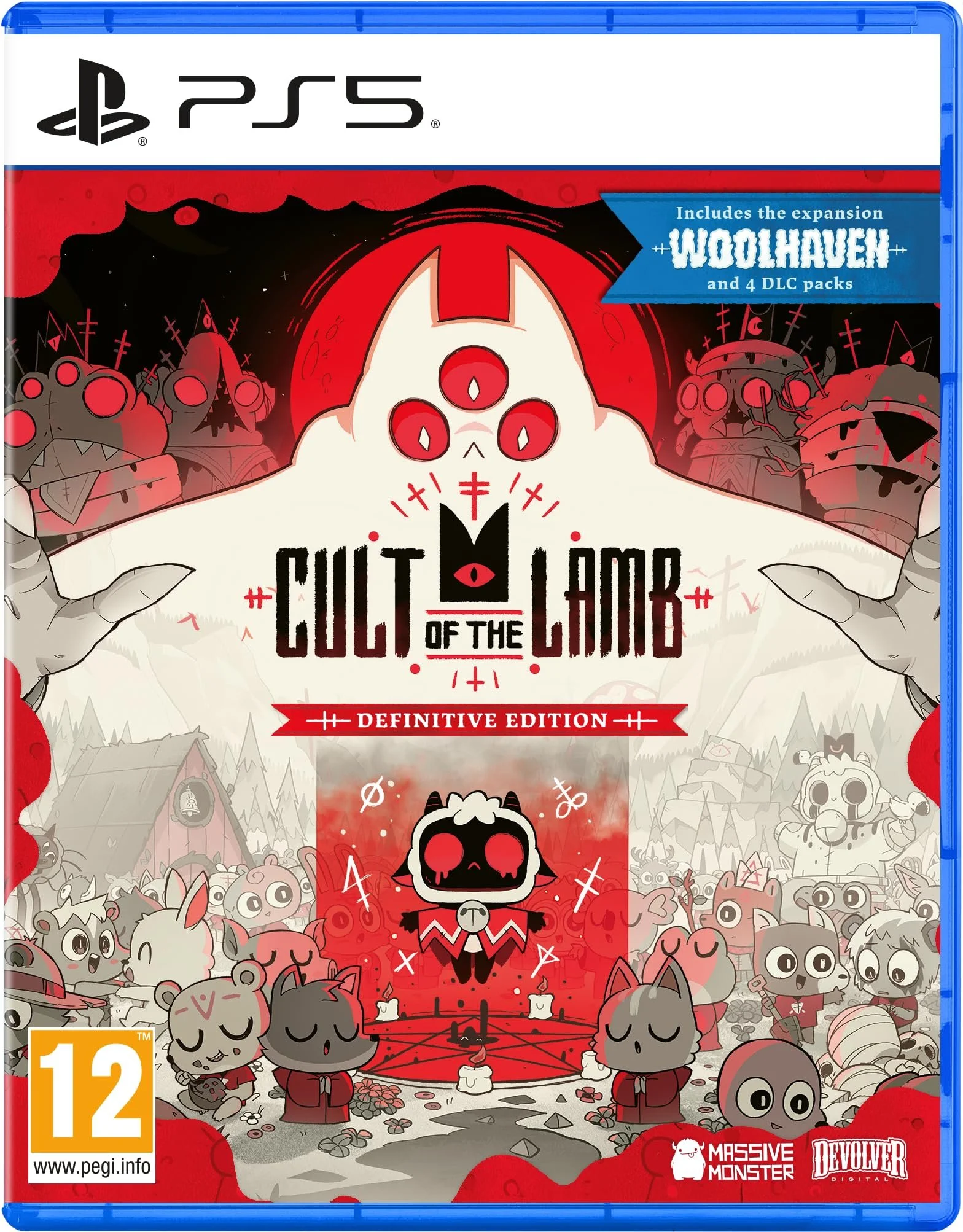 1000091803 Cult of the Lamb Definitive Edition PlayStation 5 - Image 1